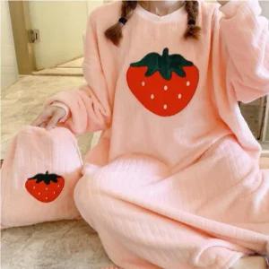 수면잠옷 홈웨어 파자마 극세사 수면원피스 빅사이즈