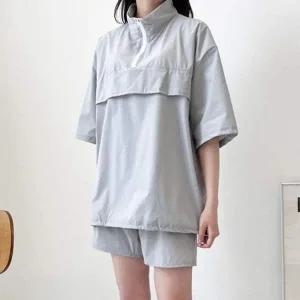 [골드스마일]아노락 여성 트레이닝세트 여자 반팔 반바지 츄리닝