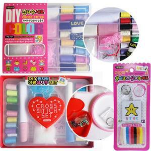 쿠션십자수 열쇠고리 야광십자수세트_myf