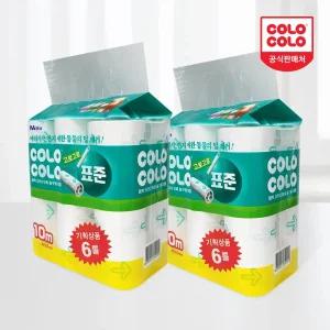 고로고로 표준 돌돌이 테이프 클리너 리필 6입X2개 (10m)