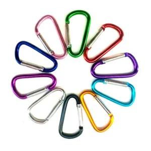 소형 카라비너 미니 D형 비너 등산 고리 비나 캠핑 물병 차박 안전고리후크 수건걸이