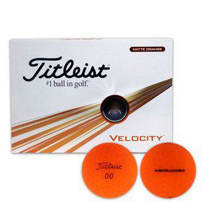 [타이틀리스트] 2024 벨로시티 2피스 골프공 오렌지 1더즌 12알 SA