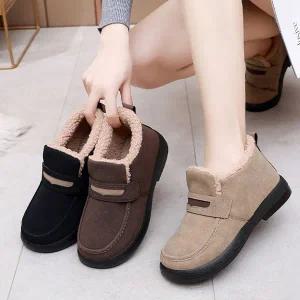 [바이시유] 신상 여성 여자 방한화 겨울 털 안감 로퍼 라일라