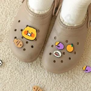 실내화 춘식이 털 인형 참 악세사리세트 어린이 호환파츠 신발 학생 운동화 신꾸 캐릭터 장식 겨울 초등학