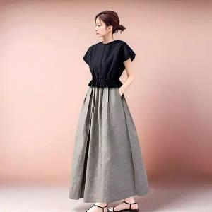 [하프클럽/](55~88)빅사이즈 여름 페미닌 투웨이 원피스 캐주얼원피스 니트원