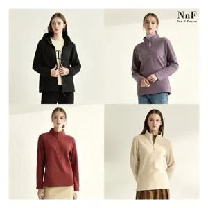 엔엔에프 NNF 여성 기모 플리스 집업 4종퍼 후드집업1종 하프넥집업3종 874752