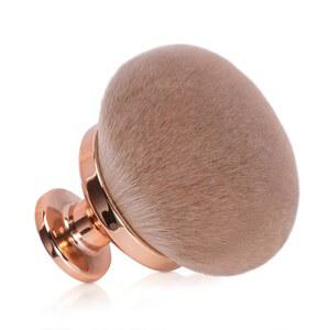 레그 브론저 로즈 태닝 드로스트링 라운드 바디 어플리케이터용 블렌드 엑스트라 함께 태너 와이드 블러 가부키 메이크업 브러시 있는 90mm 라지 브러시 골드 사용할 셀프