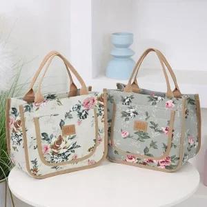 [라일리] Rly 로즈토트백 가방 도시락 직장인 점심 런치백 미니