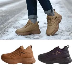 따뜻한 털안감 겨울철 여성털운동화 여성방한화