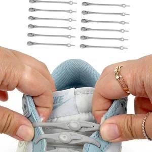 [룽스]그레이 신발 끈 운동화끈 매듭없는