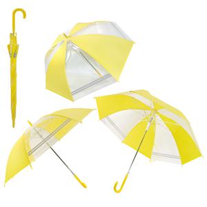 어린이 투명 반사띠 안전우산 유아 아동 초등학생 스쿨존 발광 단체 장우산