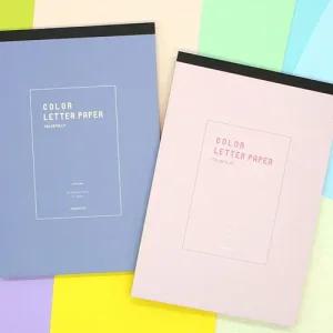 컬러패드편지지(색지)_랜덤