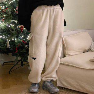 [기타]봉봉 양털 카고 팬츠 밴딩 조거팬츠