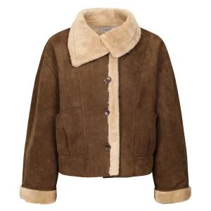 [레코브] (레코브) 퍼안감 무스탕 자켓(LC31CZMT502X)