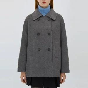 [롯데백화점]리스트 캐시미어 혼방 피코트(TWHCTO80040)