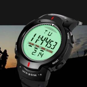 전자시계 라이트 알람 군대 학생 러닝 심플