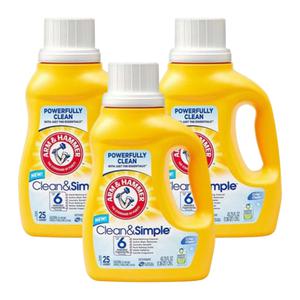 암앤해머 클린앤심플 세탁세제 1.29L 3개