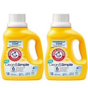 암앤해머 클린앤심플 세탁세제 1.29L 2개