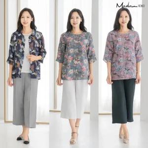 25SS 마담4060 풍기인견 자켓+블라우스 세트