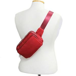 캐주얼 힙색 여행 가방 웨이스트백 패션 허리쌕 레드 남자메신저백 남성슬링백 남성크로스백
