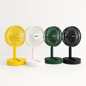 윈디제로2 접이식 무선 탁상용 선풍기 캠핑 미니 무소음 서큘레이터 2개