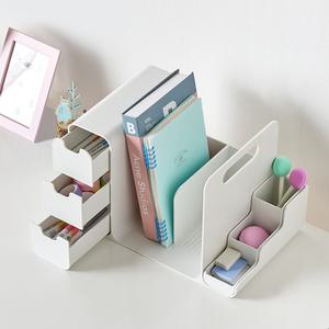 신학기맞이 위즈홈 아로망 책상 책꽂이+연필꽂이 미니 간이 서랍 정리함 4color 아동 책상정리 사무실정리