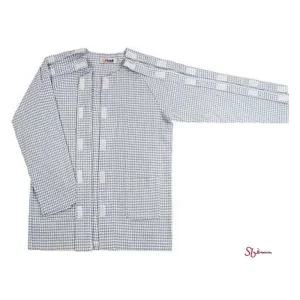 키밍 검진복 상의 환자복 침복 치료복 트임 찍찍이opq425