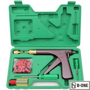 자동 자전거 튜브리스 타이어 수리 펑크 플러그 차고 오토바이 진공 총 블록 공기 누출 키트