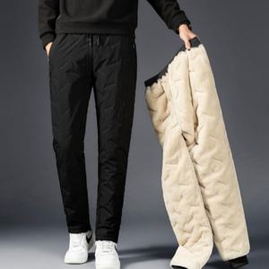 패딩바지 혹한기 추위도 이겨내는 양털의 따뜻함 슬림한 일자핏 기모바지