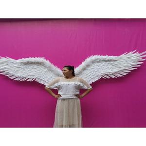 천사 날개 장식 깃털 조명X 벽걸이 소품 바 요정 파티 220cm