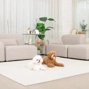 [ 초코펫하우스]초코펫하우스 강아지 매트 논슬립 레더 매트 중형/대형 2color