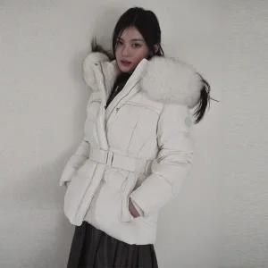 [에고이스트](강남점)[SSG단독] 요크 다이아퀼팅자수 벨티드 구스 다운점퍼 (2color)_ER4TD800