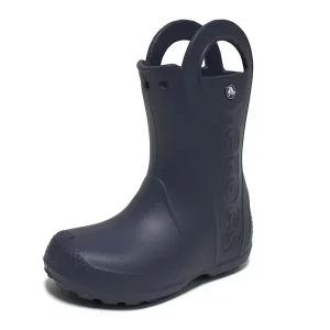 [보리보리/크록스 슈즈]크록스 키즈 핸들잇 주니어 아동 장화 레인부츠 네이비 12803-410