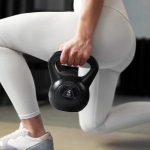 이고진 블랙 케틀벨 4kg 핸드 그립 손잡이 홈트 크로스핏 덤벨