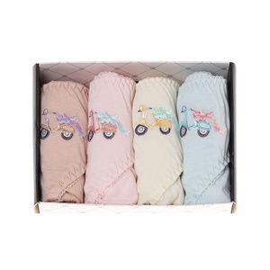 [갤러리아] [비비안][여]하트 자전거나염 순면팬티 4종세트(PT7311/4C)