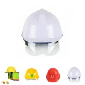 보안경 겸용 투구타입 안전모 고글투구 작업모/작업/모자/경량/보안면/보호구/산업용/머리보호/안전모자