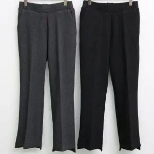 [하프클럽/]여자 겨울 언발 세미부츠컷 정장 팬츠 기모 슬랙스