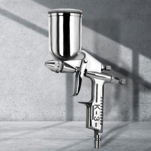 가죽 스프레이건 페인트 도색 후끼