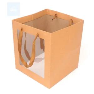 제이미스토어 크라프트 투명창 쇼핑백 고급쇼핑백