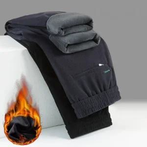 츄리닝 일자 기모 겨울 슬랙스 코듀로이팬츠 골덴바지 방한 밴딩바지 남자 스판바지 방한바지 코듀로이슬랙