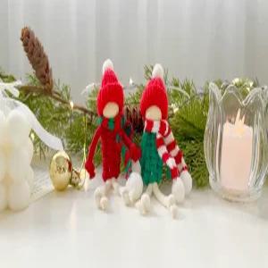 걱정인형만들기 크리스마스 걱정인형 DIY키트 마크라메diy