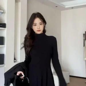 ONM 주에드 여성원피스 블랙원피스 오피스룩 하객룩 하