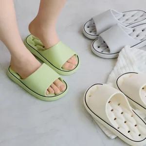 푹신푹신한 EVA 슬리퍼 구르미 미끄럼방지 욕실화/욕실/화장실/신발/사무실/커플슬리퍼/물빠짐/욕실용/발등