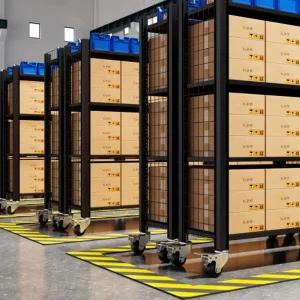 바퀴달린 중량랙 중량물 진열대 공장 달린 조립식