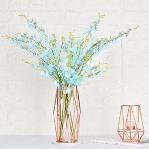 골드화병 인테리어 골드와이어 와이어 L 화병 로즈골드