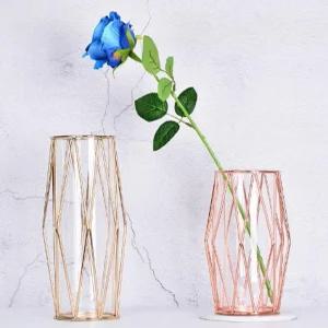 꽃병 골드와이어 L 샴페인 와이어 골드꽃병 화병