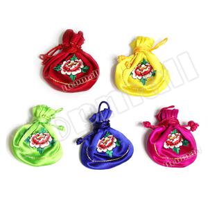 미니 공단 자수 씨주머니 복주머니 1P 설날 전통 한복 주머니 전통