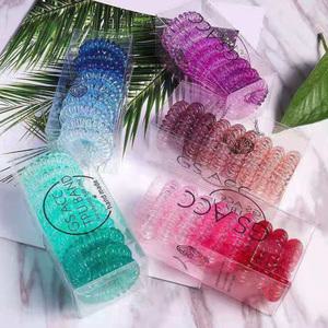 쇼핑학개론 스프링 머리끈 전화선 자국 안남는 고무줄 대용량