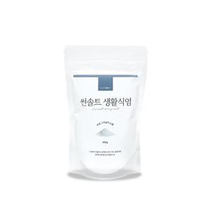 썬솔트 국내산 명품 용융 소금 생활 식염 순도 99.9% 450g