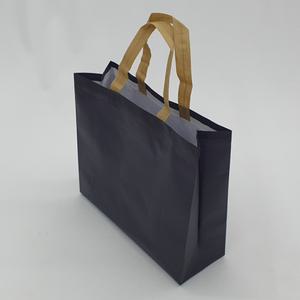고급형 부직포 가로쇼핑백 가방 네이비 소